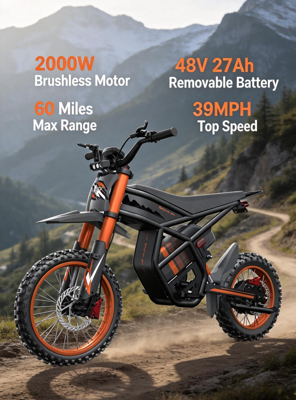 5 Key Benefits of Choosing the GT54 Electric Dirt Bike for Trail Enthusiasts