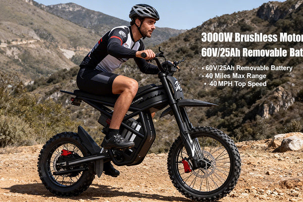 Navigating Trail Challenges: The GT54 Pro Electric Dirt Bike Advantage