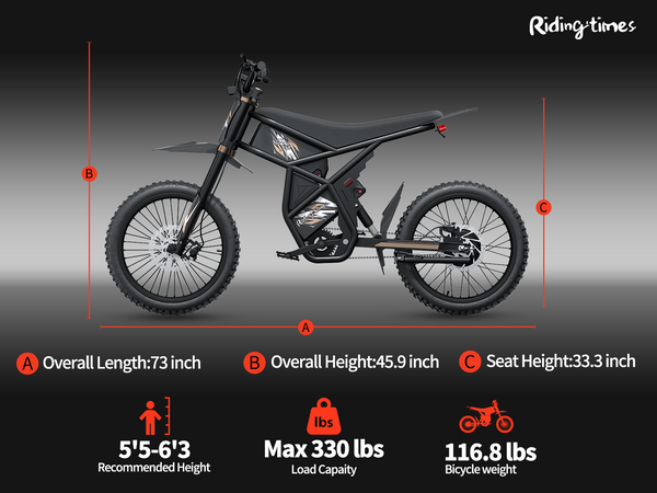 GT73 Pro Electric Dirt Bike