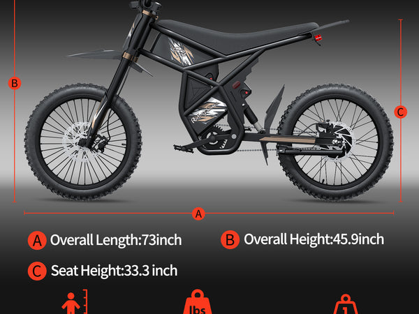 GT73 Pro Electric Dirt Bike